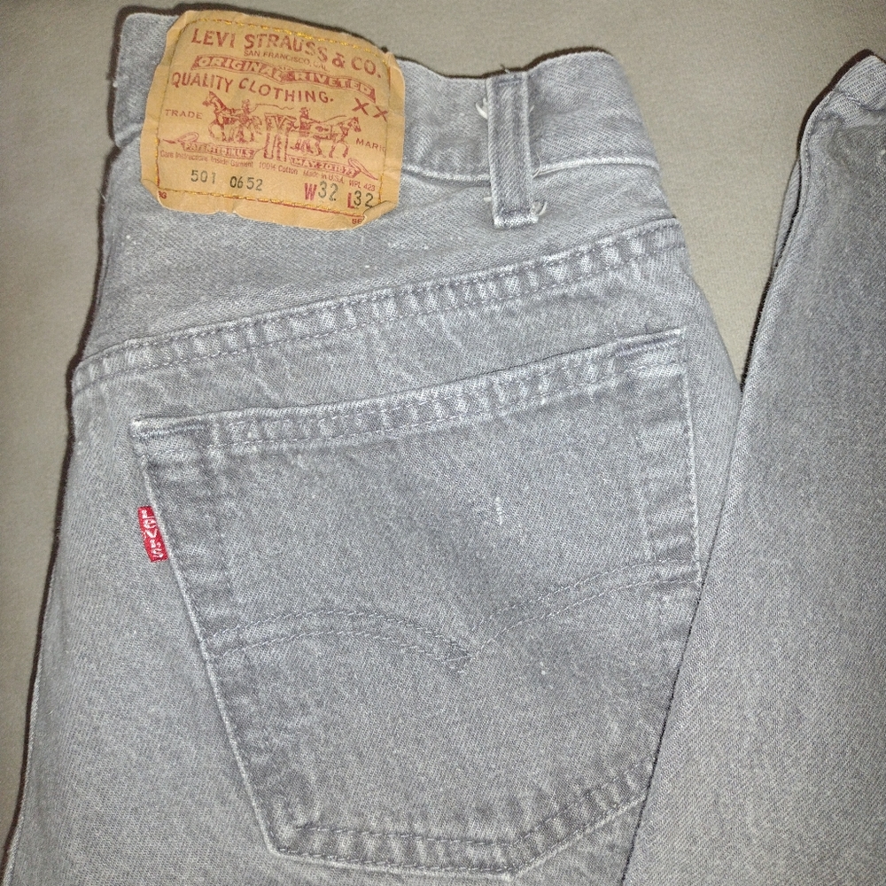 Grey Vintage Levi 501